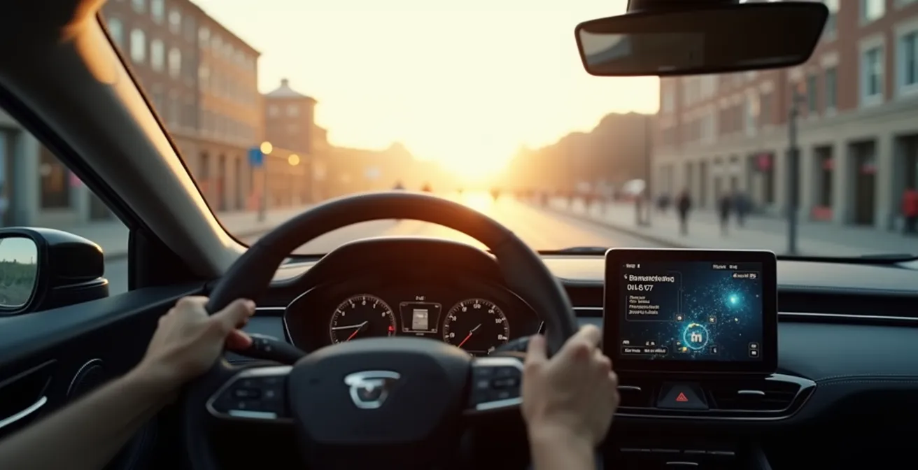 Confronto visivo tra cruscotti digitali moderni con diversi sistemi operativi, mostrando l'evoluzione nel tempo