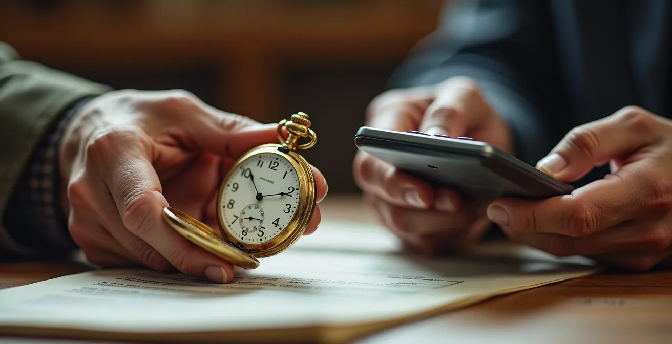 Consulente patrimoniale analizza documenti con famiglia imprenditoriale italiana