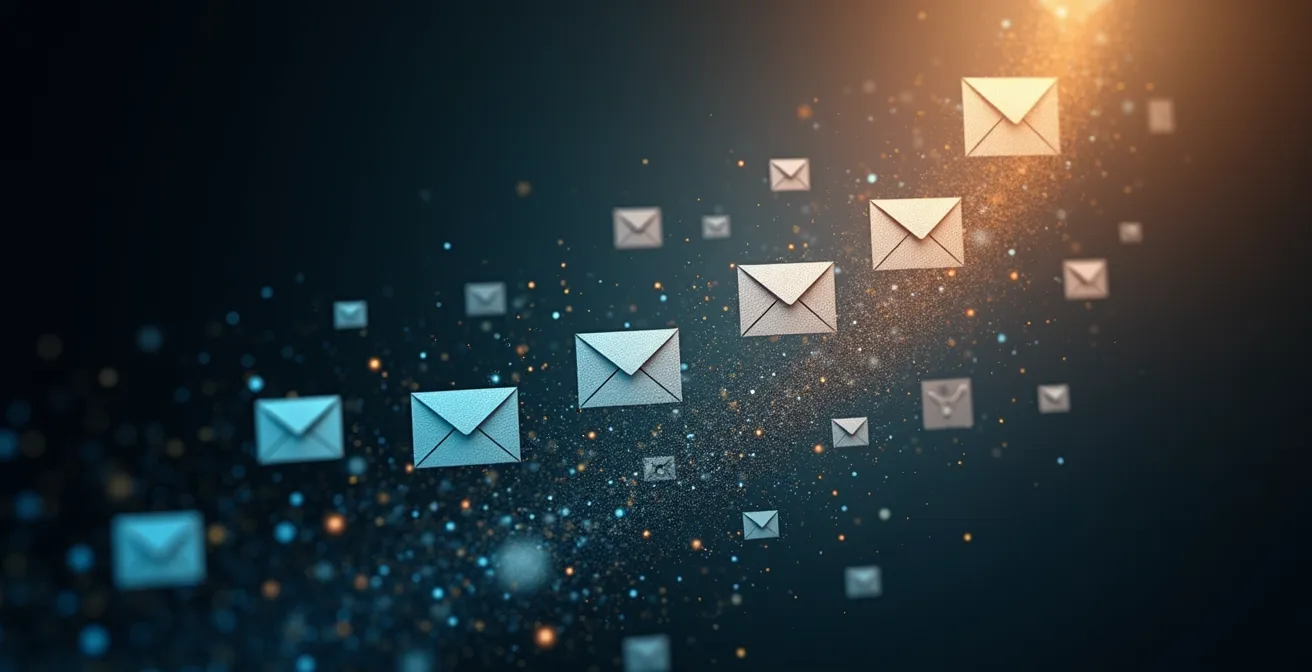 Manager italiano che gestisce workflow automatizzati di email con intelligenza artificiale